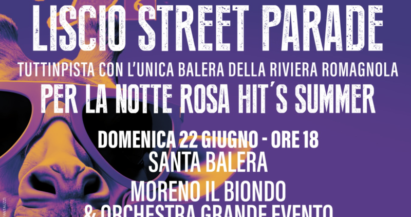 Liscio Street Parade a Rimini